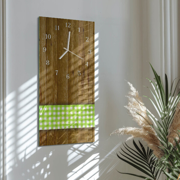 Reloj vertical Mesa de madera