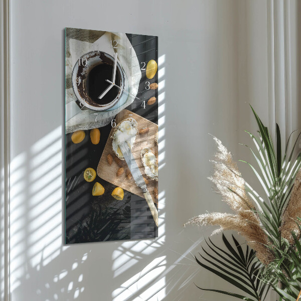 Reloj vertical Apretón de manos