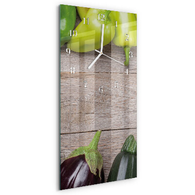 Reloj vertical Mesa de verduras