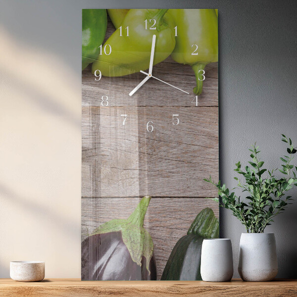Reloj vertical Mesa de verduras