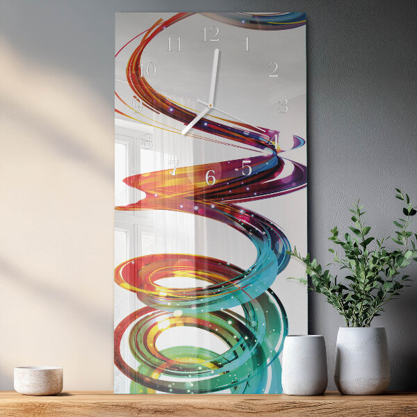 Reloj vertical Espiral