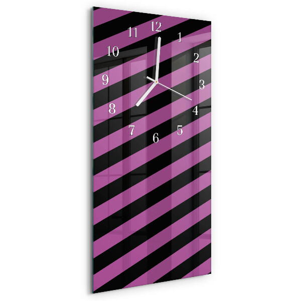 Reloj vertical rayas