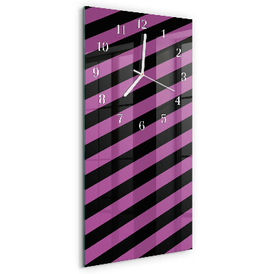Reloj vertical rayas