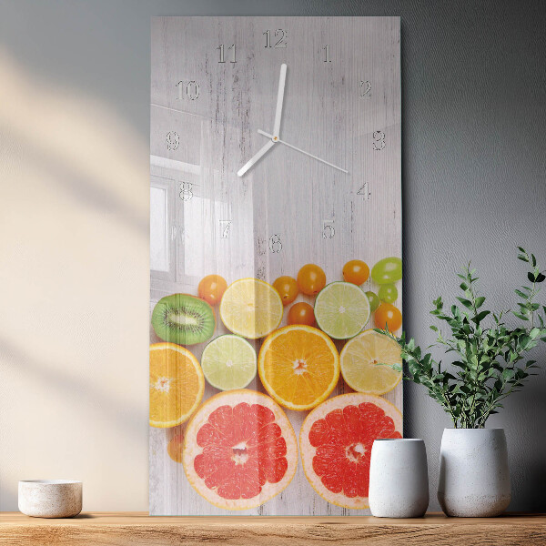 Reloj vertical Fruta