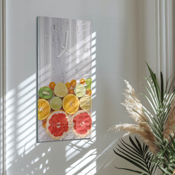 Reloj vertical Fruta