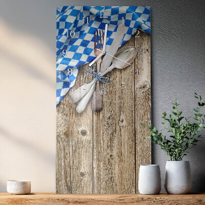 Reloj vertical Placa de madera bávara