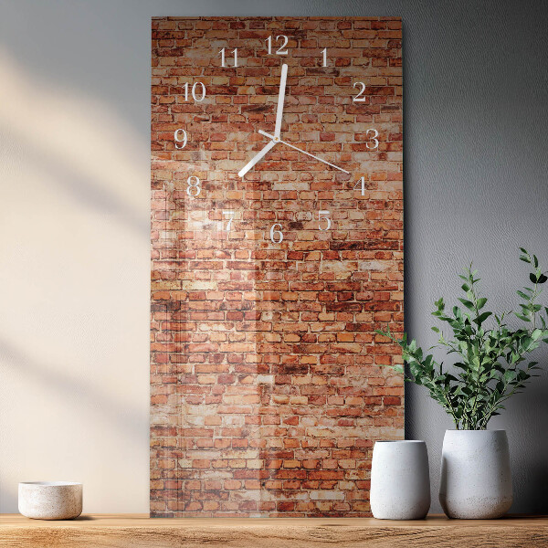 Reloj vertical Muro de ladrillo
