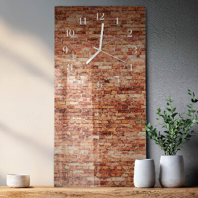 Reloj vertical Muro de ladrillo