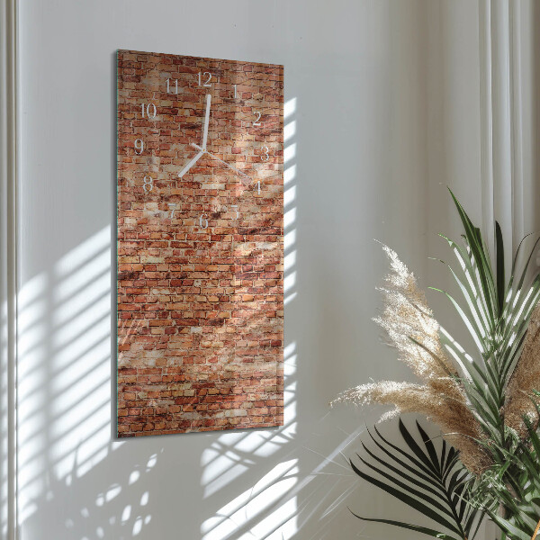 Reloj vertical Muro de ladrillo