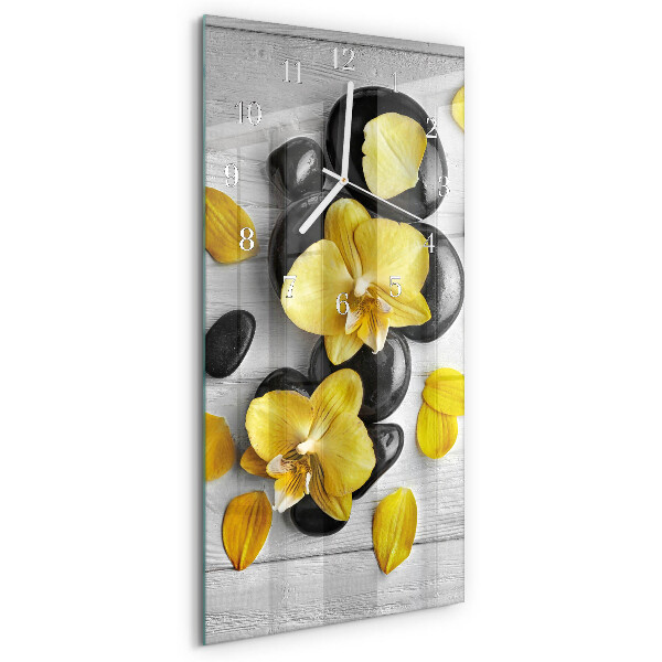 Reloj vertical Flores Piedras