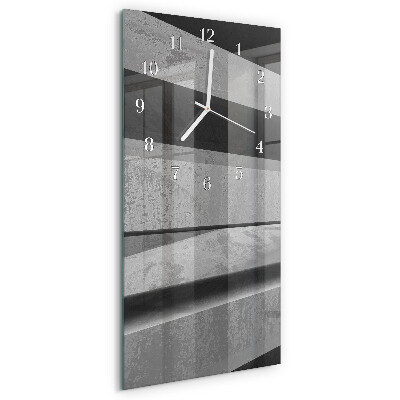 Reloj vertical rayas