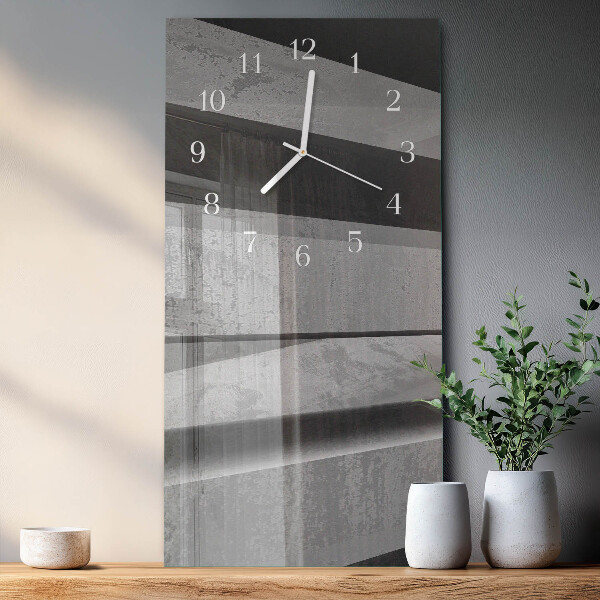 Reloj vertical rayas