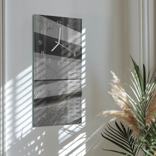Reloj vertical rayas