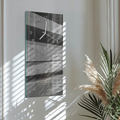 Reloj vertical rayas