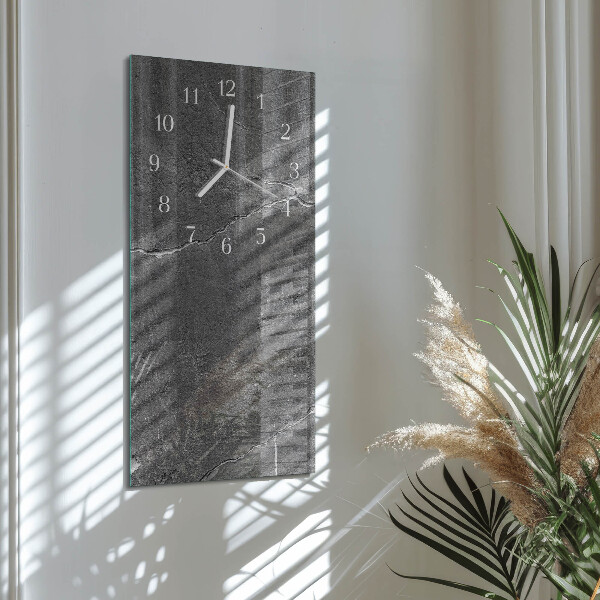 Reloj vertical Muro de piedra