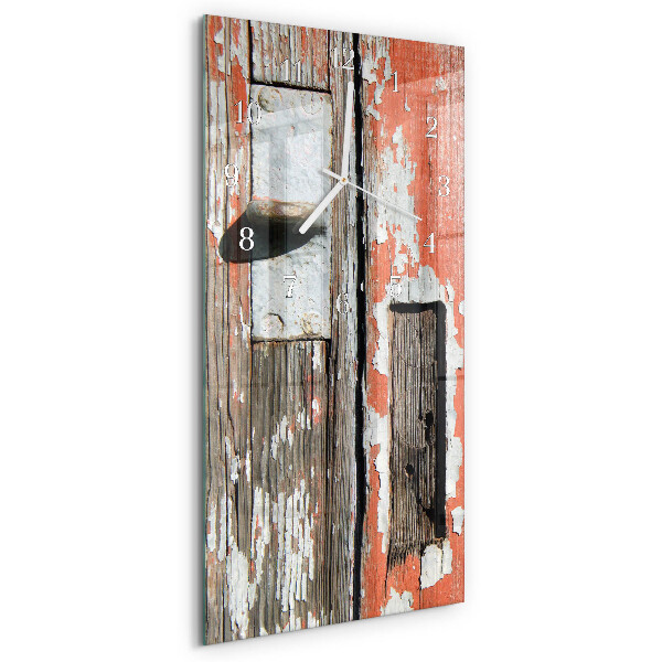 Reloj vertical Puertas de madera