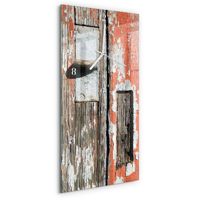 Reloj vertical Puertas de madera