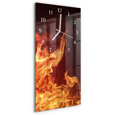 Reloj vertical Fuego