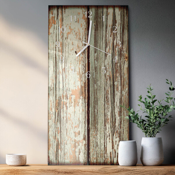 Reloj vertical Pared de madera