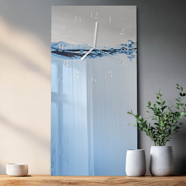 Reloj vertical Agua