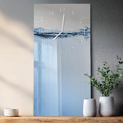 Reloj vertical Agua
