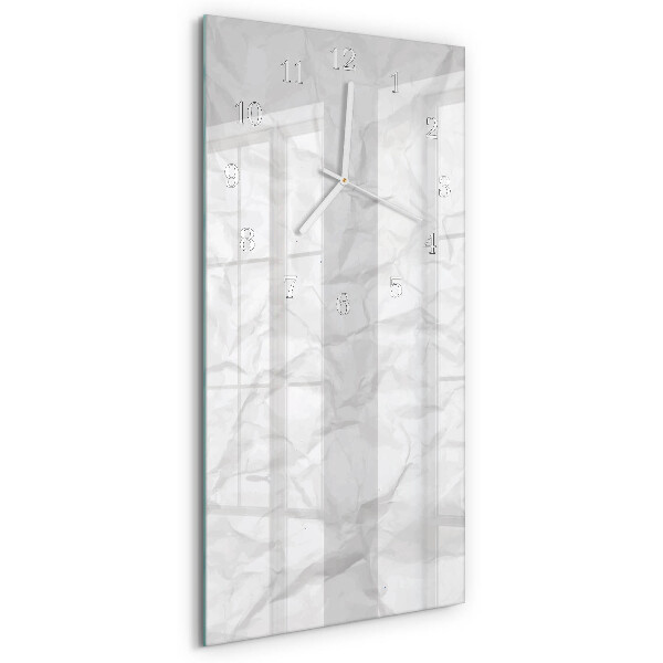 Reloj vertical Papel
