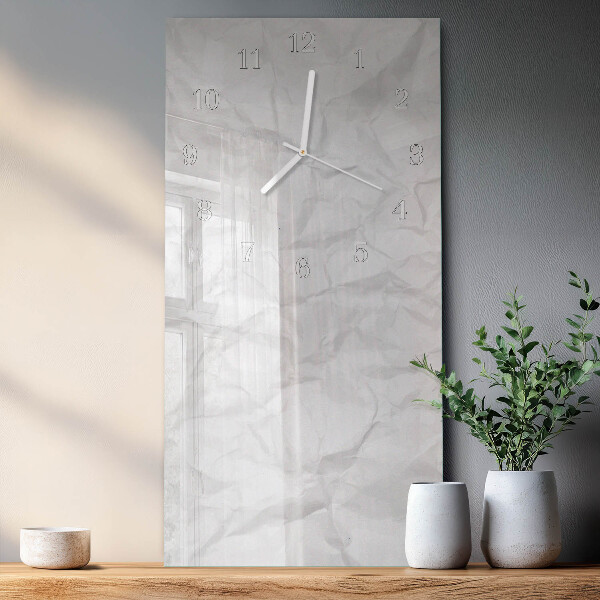 Reloj vertical Papel