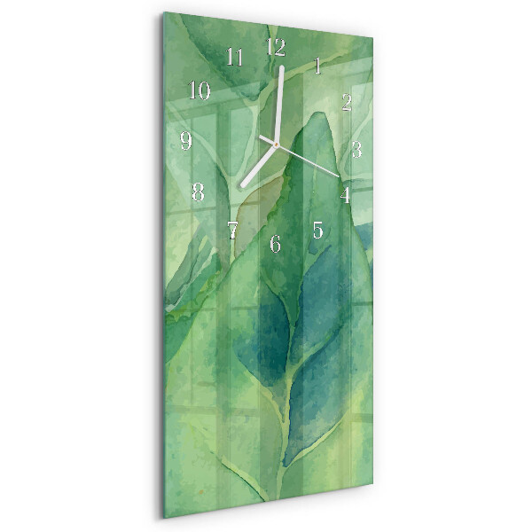 Reloj vertical Hojas