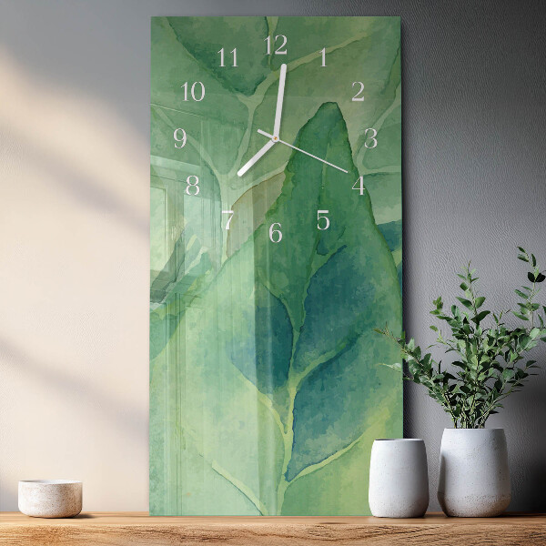 Reloj vertical Hojas
