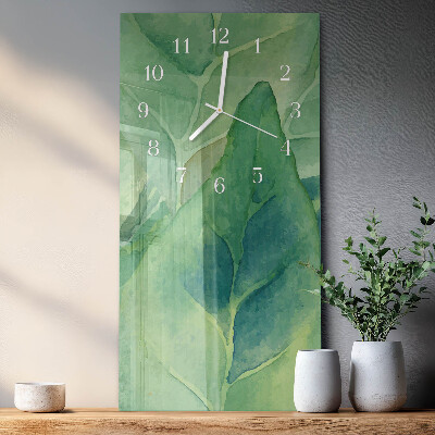 Reloj vertical Hojas