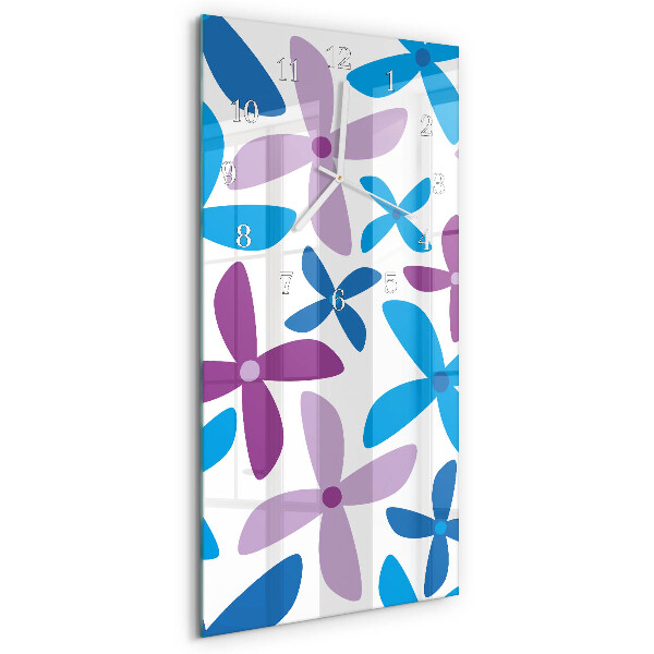 Reloj vertical flores hawaianas