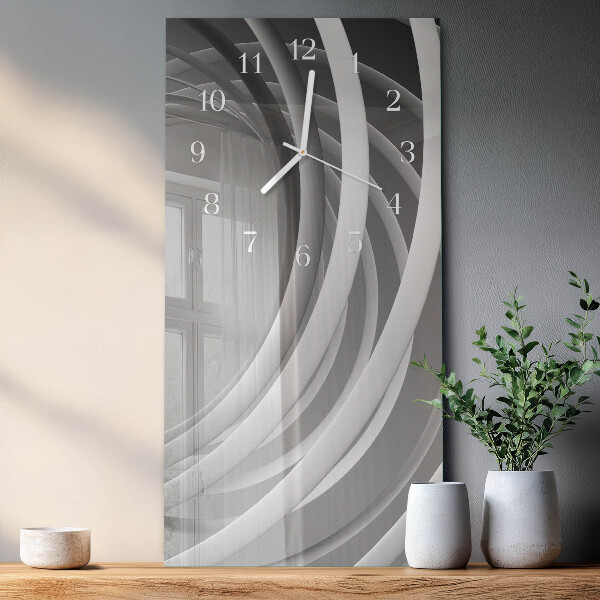 Reloj vertical Círculos abstractos