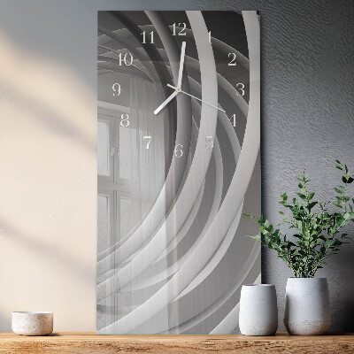 Reloj vertical Círculos abstractos