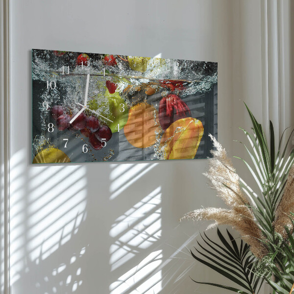 Reloj horizontal Fruta
