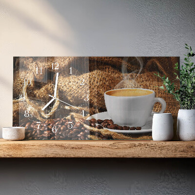 Reloj horizontal Granos De Café