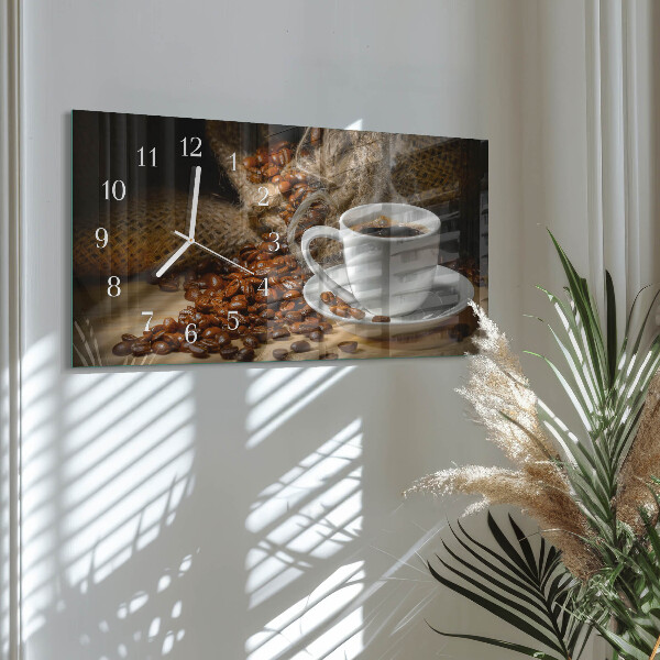 Reloj horizontal Café