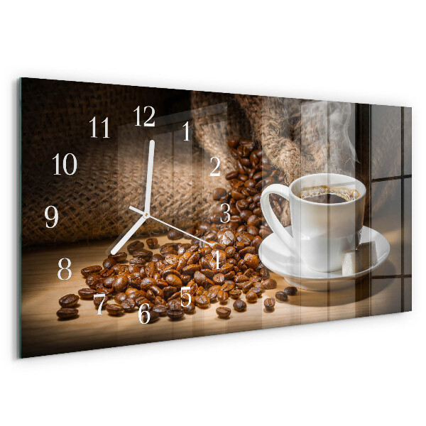 Reloj horizontal Café