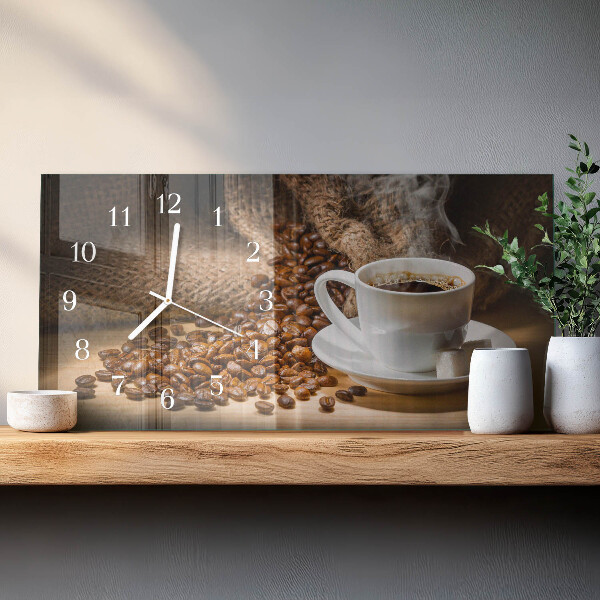 Reloj horizontal Café