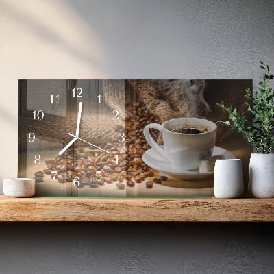 Reloj horizontal Café