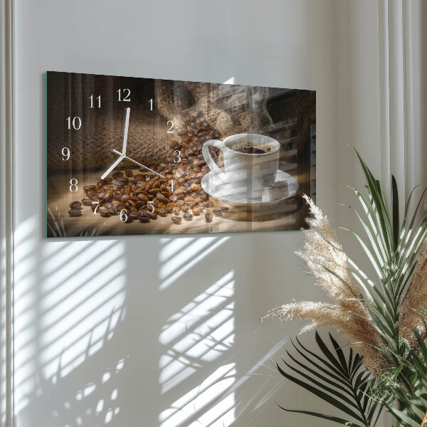 Reloj horizontal Café
