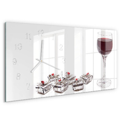 Reloj horizontal Copa De Vino