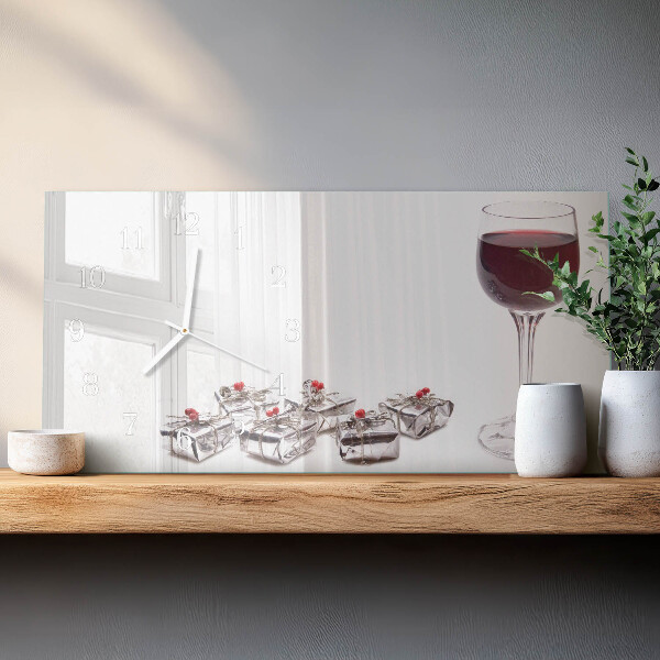Reloj horizontal Copa De Vino