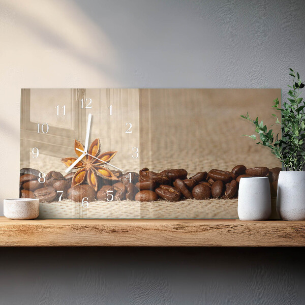 Reloj horizontal Granos De Café