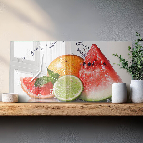 Reloj horizontal Fruta Jugosa