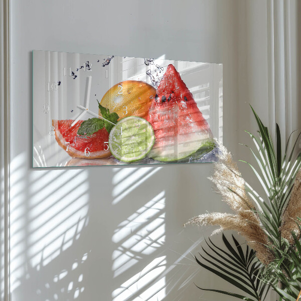 Reloj horizontal Fruta Jugosa