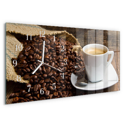 Reloj horizontal Café