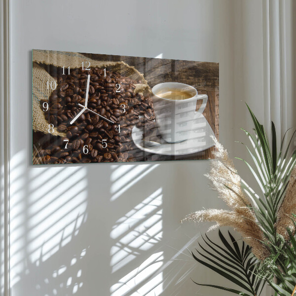 Reloj horizontal Café
