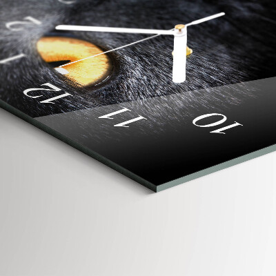 Reloj horizontal Gato