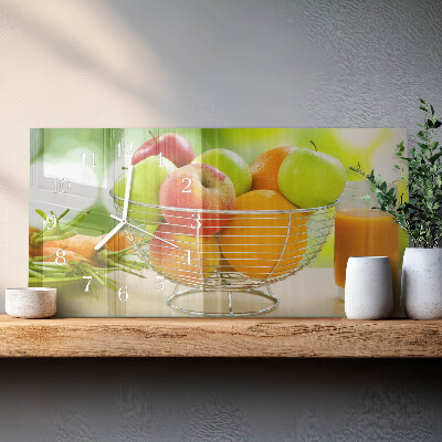 Reloj horizontal Fruta Y Zumo