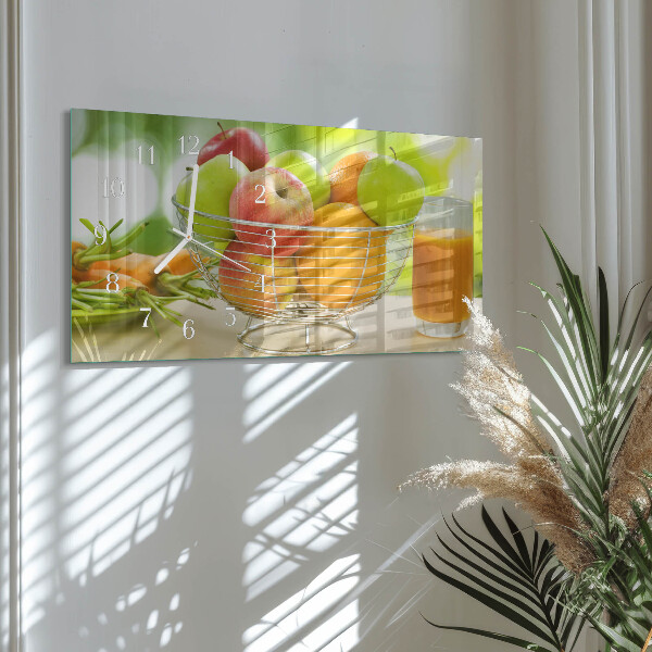 Reloj horizontal Fruta Y Zumo
